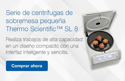 Thermo Scientific™ SL 8 Serie de centrífugas pequeñas de sobremesa