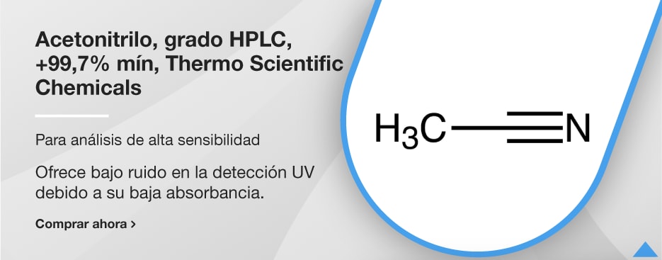 Acetonitrilo, grado HPLC, +99,7 % mín, Thermo Scientific Chemicals