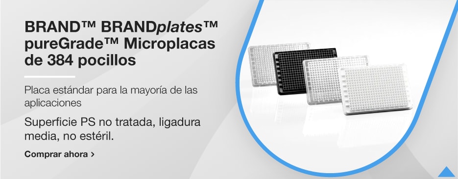 BRAND™ BRANDplates™ pureGrade™ Microplacas de 384 pocillos